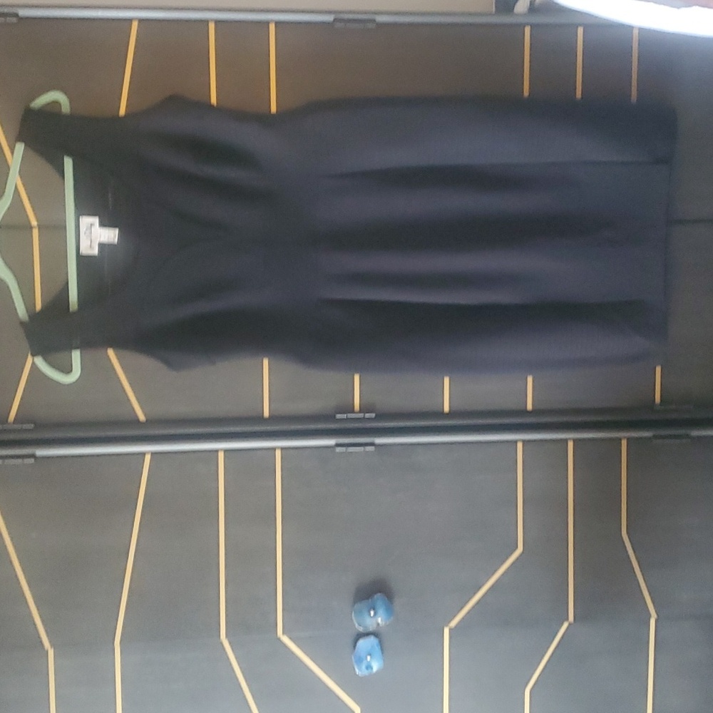 Joseph Ribkoff Black Sleeveless Midi Dress